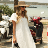 HERMOSA DRESS WHITE