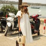 HERMOSA DRESS WHITE