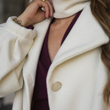 BE SWAN COAT WHITE