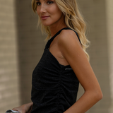 PERSEVERANCE DRESS BLACK LUREX