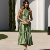DREAMY DRESS SAGE GREEN ENVIO 16/10