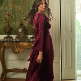 LIGHT DRESS BORDEAUX