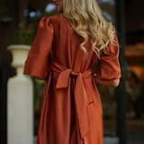 STAR DRESS TERRACOTA