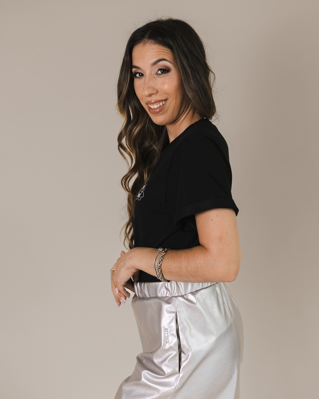 SIGNATURE GOOD LUCK T-SHEART - BLACK