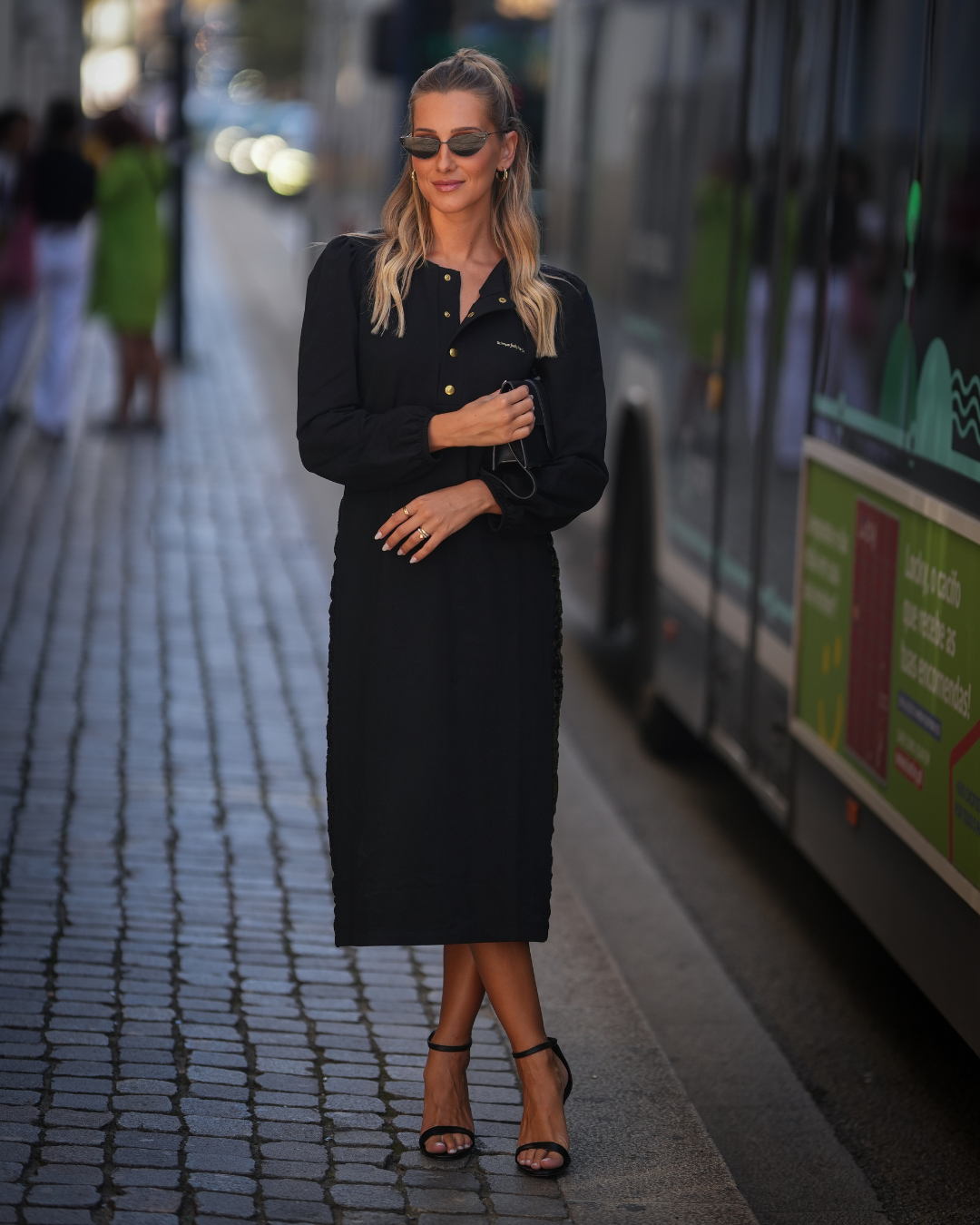 IMPERFECTLY PERFECT DRESS BLACK