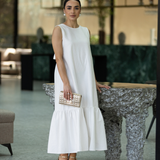 DREAMY DRESS JACQUARD WHITE