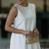 DREAMY DRESS JACQUARD WHITE