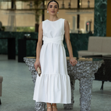 DREAMY DRESS JACQUARD WHITE