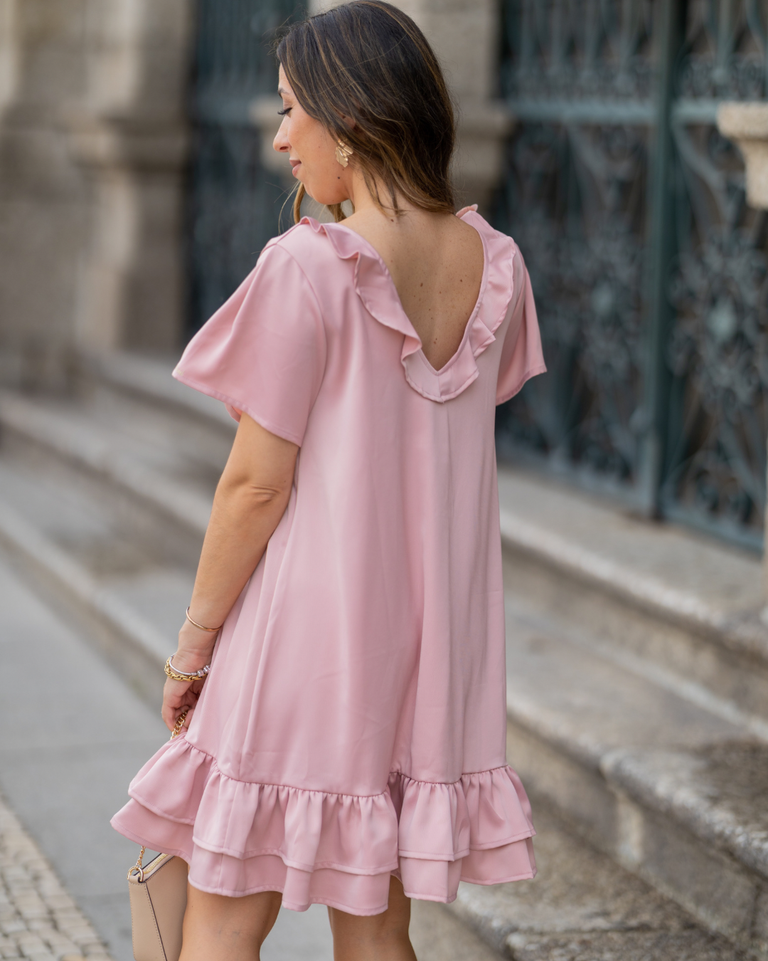 FREE SOUL DRESS ROSE