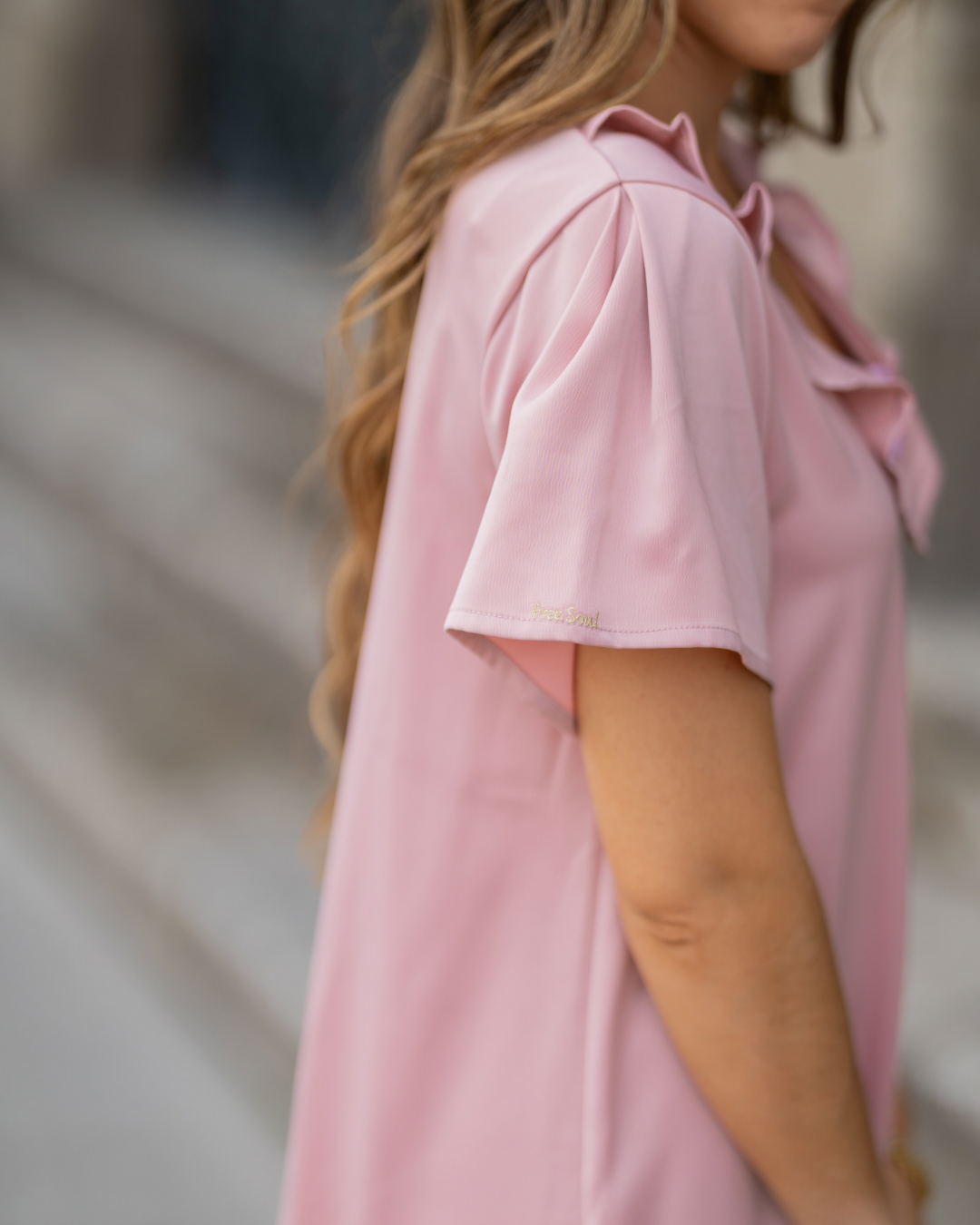 FREE SOUL DRESS ROSE