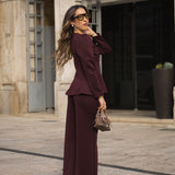 ELEVATE BLOUSE BORDEAUX