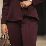 ELEVATE PANTS BORDEAUX