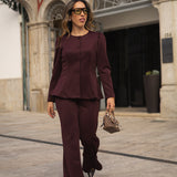 ELEVATE PANTS BORDEAUX