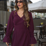 STRONG DRESS BORDEAUX