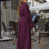 STRONG DRESS BORDEAUX