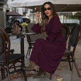 STRONG DRESS BORDEAUX