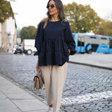 BE LOVE BLOUSE MARITIME BLUE