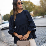BE LOVE BLOUSE MARITIME BLUE