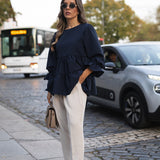 BE LOVE BLOUSE MARITIME BLUE