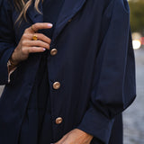 GOLD PARKA MARITIME BLUE