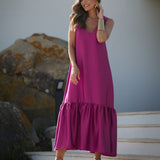 VESTIDO DE ENSUEÑO ROSA CEREZA