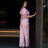 FENIX SATIN JUMPSUIT BARBIE