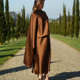 VESTIDO DE FIESTA DE CHOCOLATE