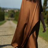 VESTIDO DE FIESTA DE CHOCOLATE