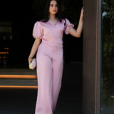 FENIX SATIN JUMPSUIT BARBIE