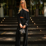 SPARKLE PANTS BLACK