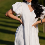 HERMOSA DRESS WHITE