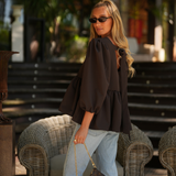 BEM ME QUERO BLOUSE CHOCOLAT