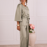 AURA BLOUSE SAGE GREEN