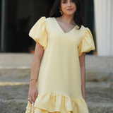 AURORA DRESS AMARILLO MANTEQUILLA