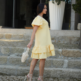 AURORA DRESS AMARILLO MANTEQUILLA