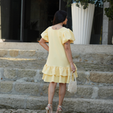 AURORA DRESS AMARILLO MANTEQUILLA