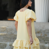 AURORA DRESS AMARILLO MANTEQUILLA