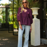 BEM ME QUERO BLOUSE BORDEAUX