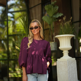 BEM ME QUERO BLOUSE BORDEAUX