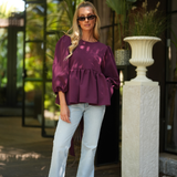 BEM ME QUERO BLOUSE BORDEAUX