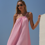 BRISA DRESS BUBBLEGUM