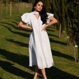 HERMOSA DRESS WHITE