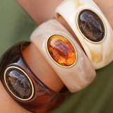 BEIGE & TERRACOTA BRACELET