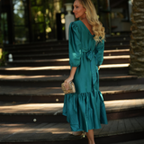 STAR DRESS EMERALD GREEN