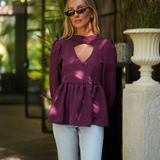 BEM ME QUERO BLOUSE BORDEAUX