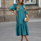 STAR DRESS EMERALD GREEN