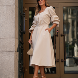 AMOR DRESS BEGE