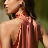 VESTIDO ELEONORA MELOCOTÓN