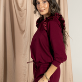 BELIEVE TRACKSUIT BORDEAUX