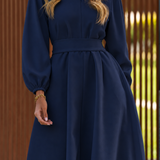 SERENA DRESS NAVY BLUE FALL VERSION